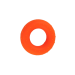 Oranžinės spalvos mankštos kamuoliukas Reha Fund PILO-3050 (sunkus)